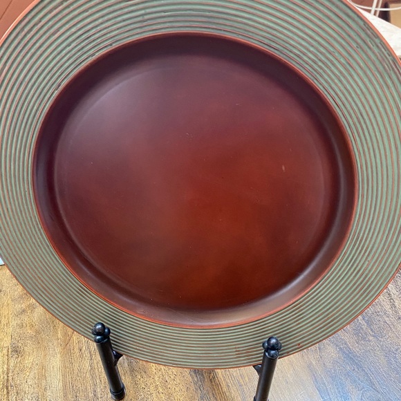 Set of 4 decorative plastic plate - Picture 7 of 9